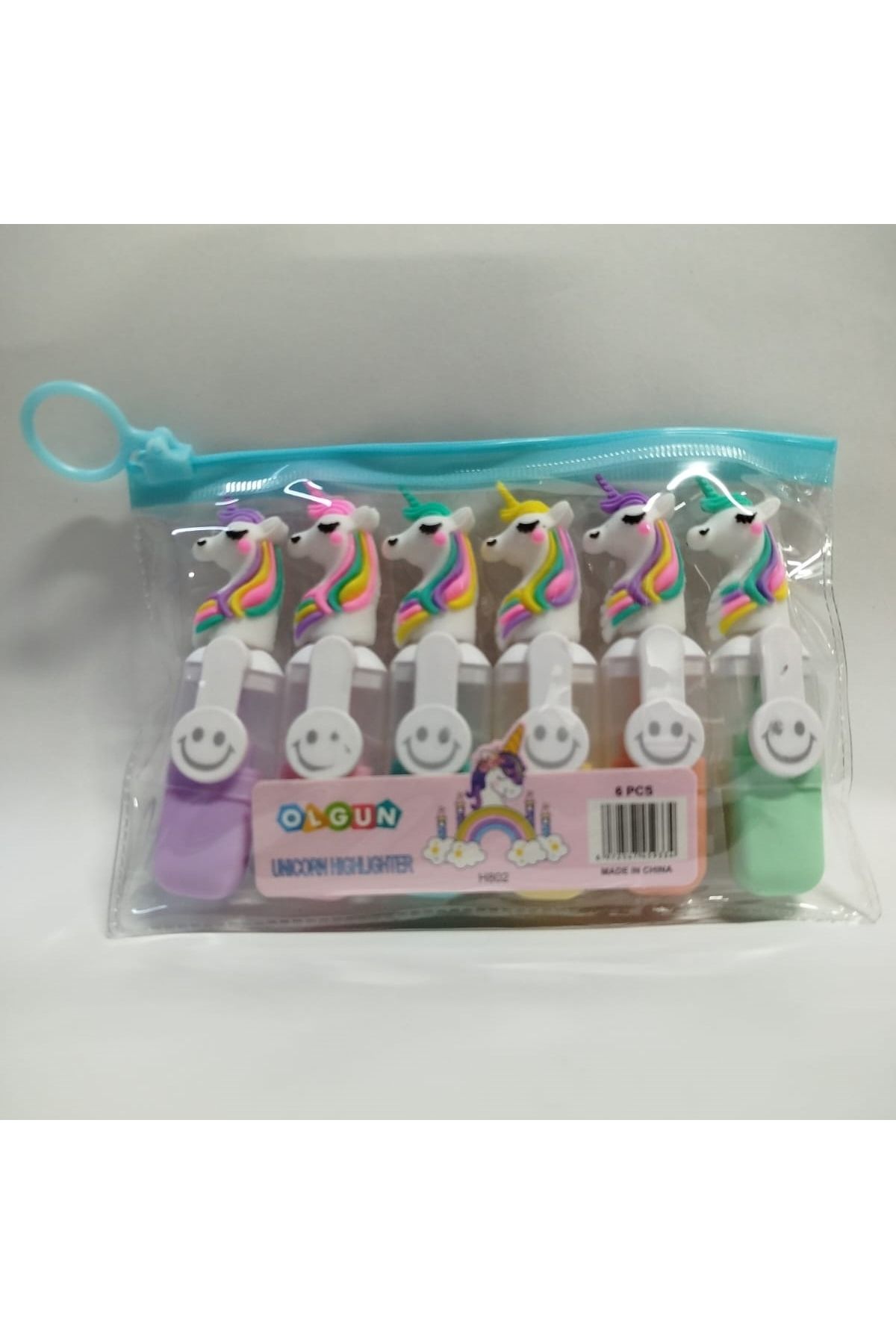 olgun toys unicorn fosforlukalem 6 lı paket