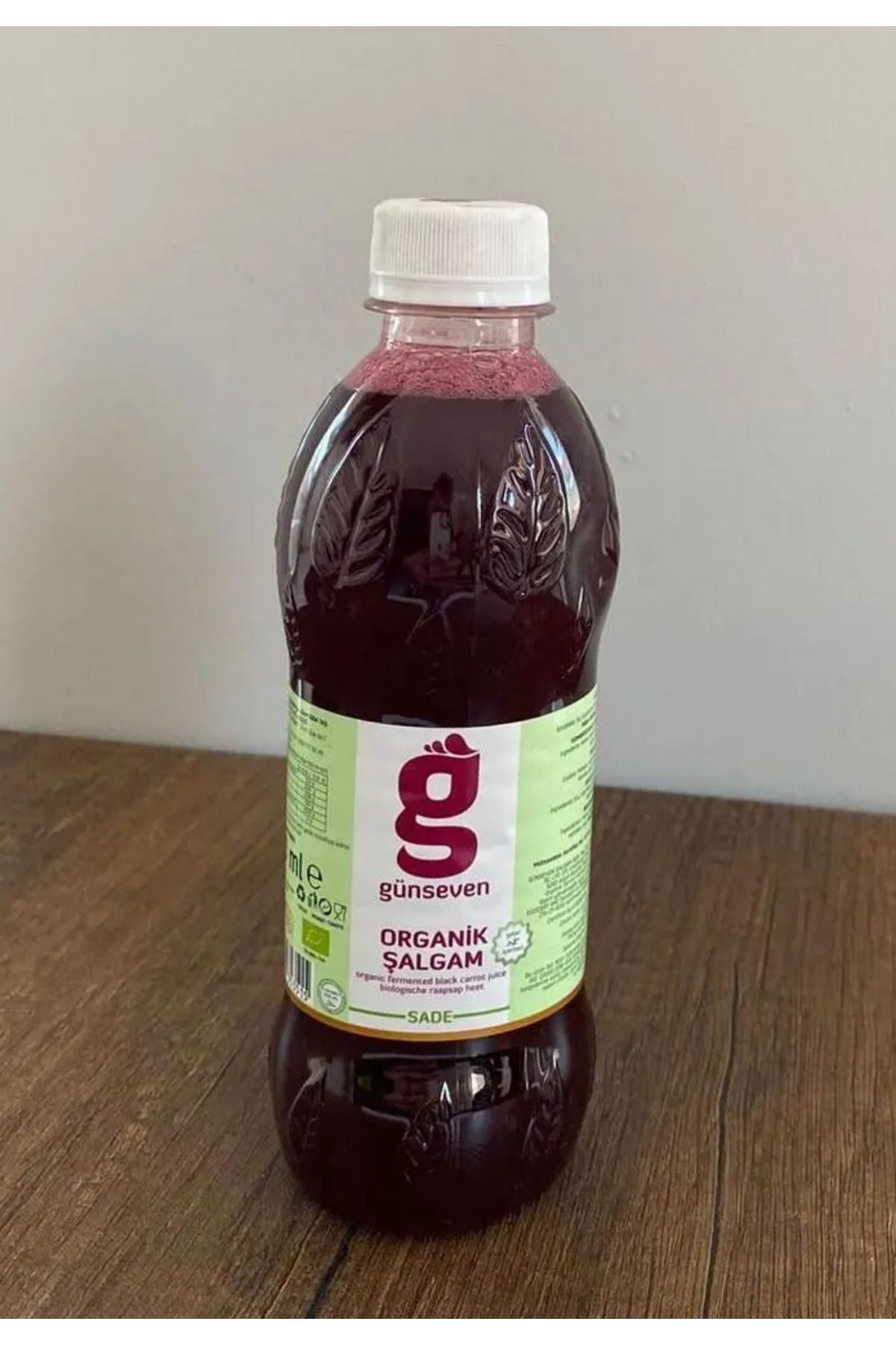 GÜNSEVEN Organik Şalgam Suyu(SADE) 300 ml X 6...