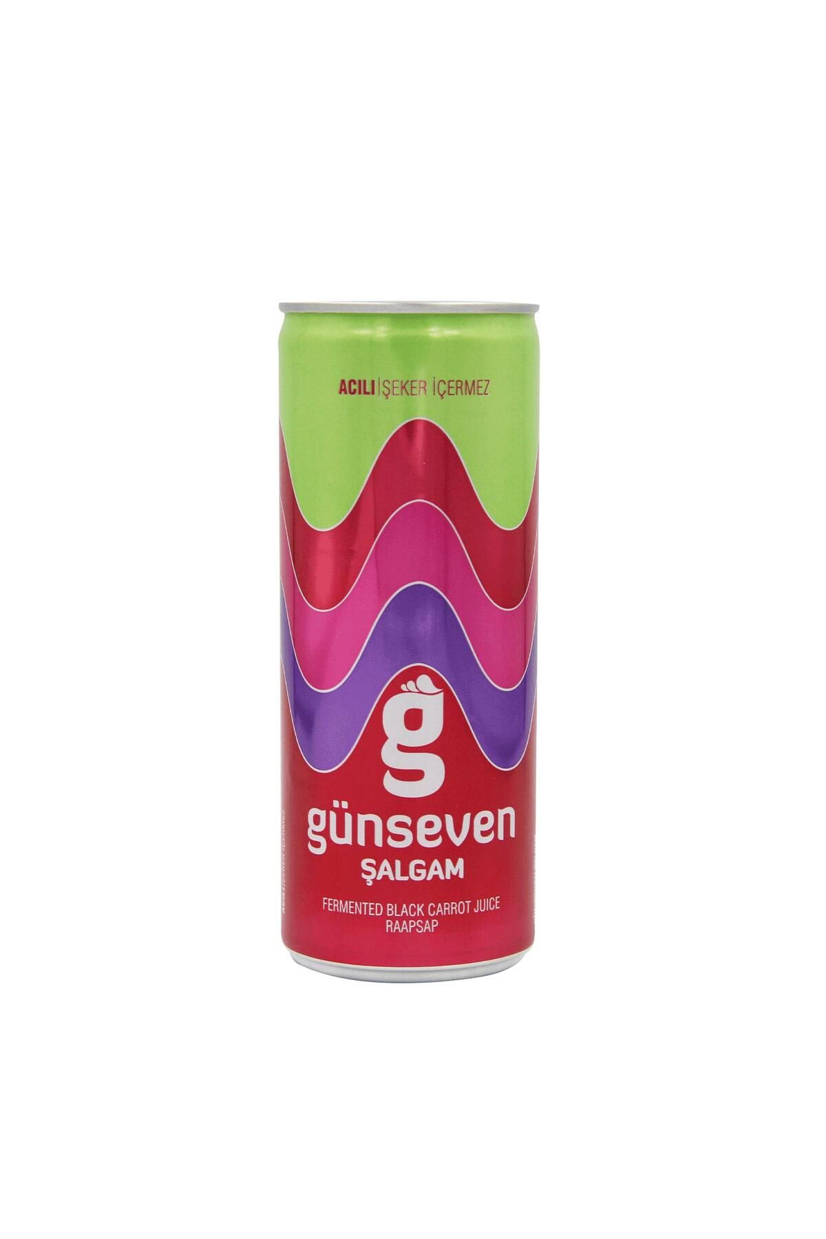 GÜNSEVEN Doğal Şalgam Suyu(ACILI) 250 ml X 16...