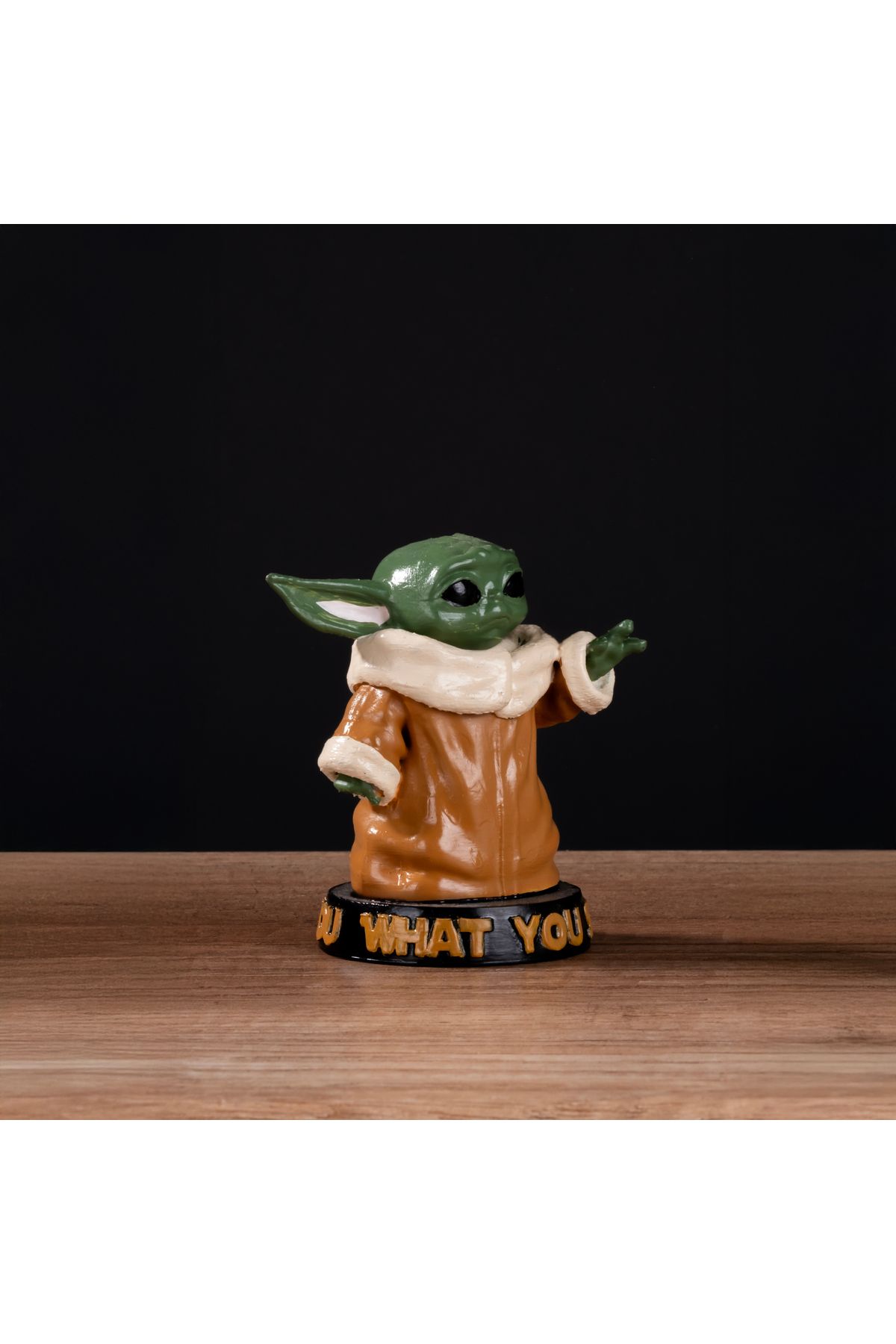 "Baby Yoda Figürü - 9 cm | 150 gr | Reçine Malzeme ile Özel Tasarım"