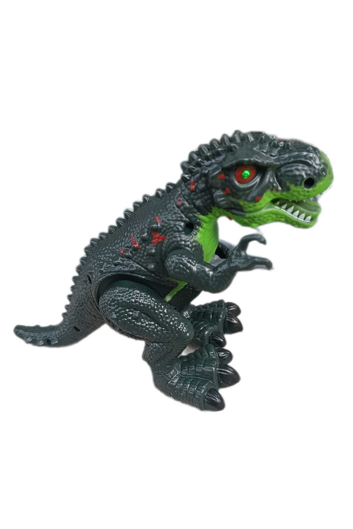 Oyuncak Dinazor Trex Pilli Yürüyen Işıklı Sesli 24 Cm T-rex Dinozor Figür