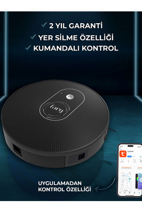 Myrob Epa- 1209 Robot Süpürge Akıllı Mop Özellikli Image 0