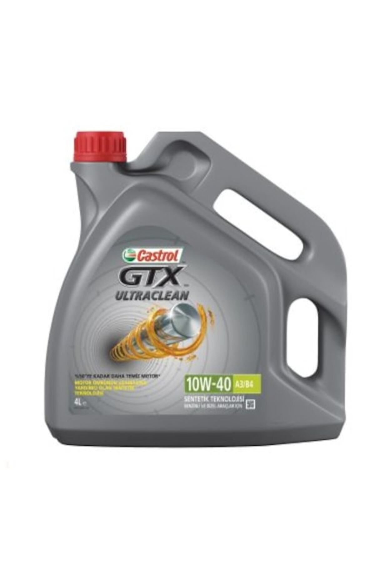 Castrol Gtx Ultraclean 10w-40A3/b4 Yarı Sente...