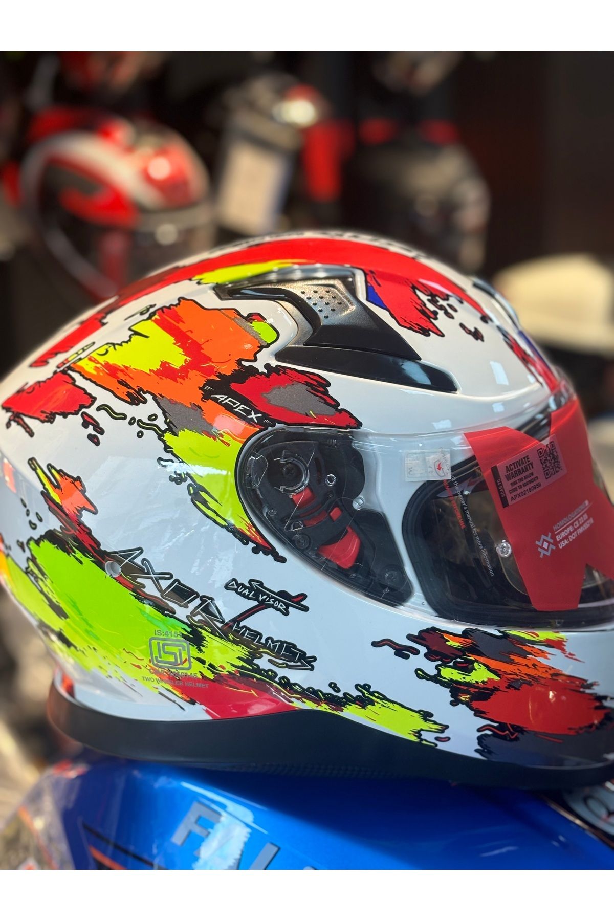 AROX APEX RACER-WHİTE NEON YELLOW