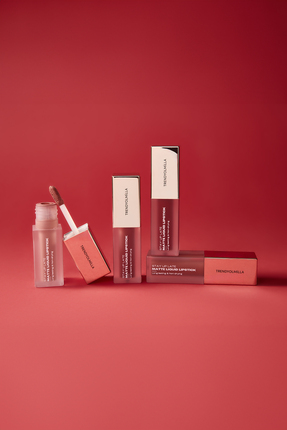 8  Saat Kalıcı Dudakları Kurutmayan Vegan Likit Mat Ruj Caramel-107 TKZAW25RJ00000 Image 10
