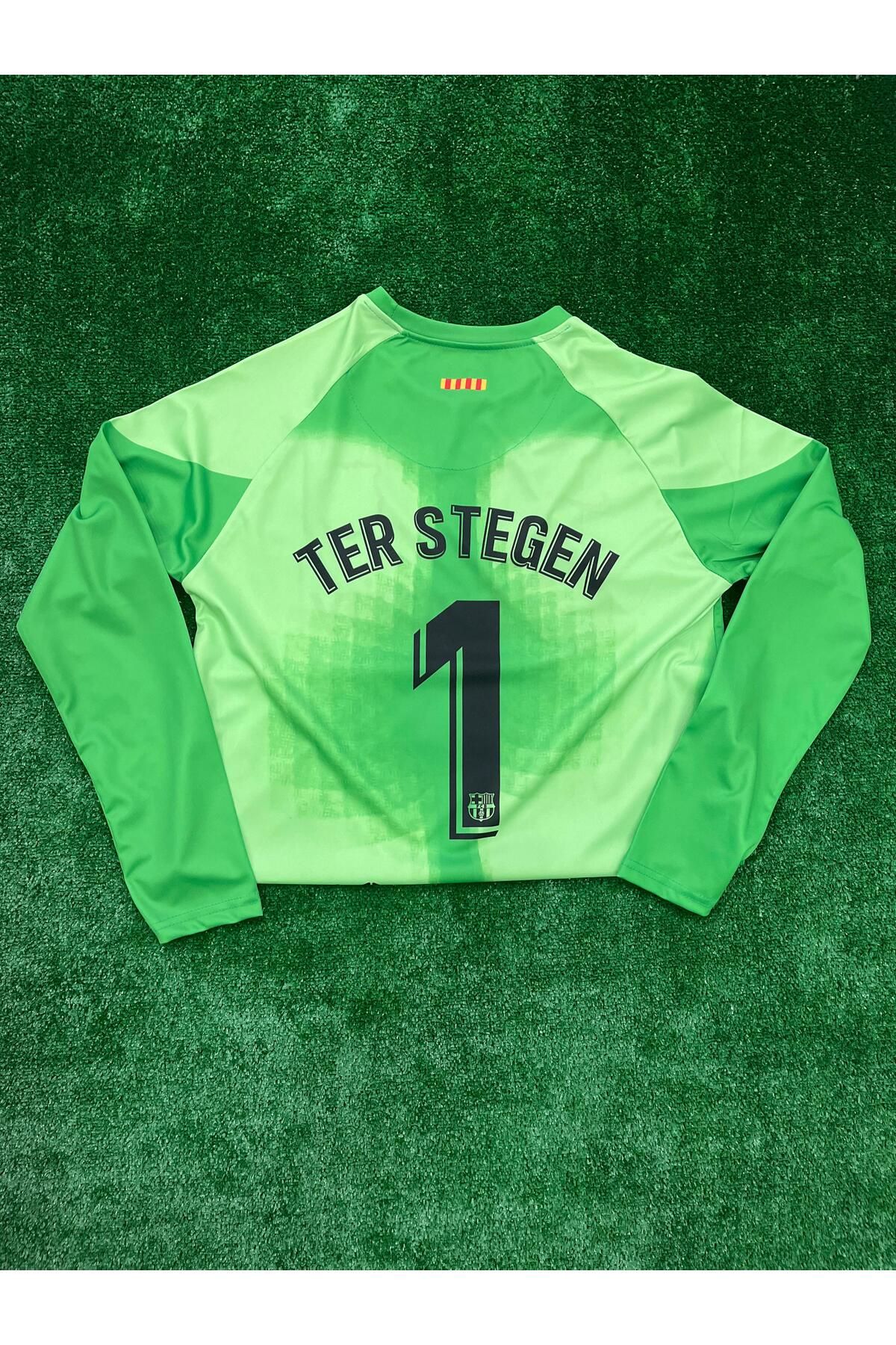 JANJON STAR Ter Stegen YeşilRenk Uzun Kol Kal...