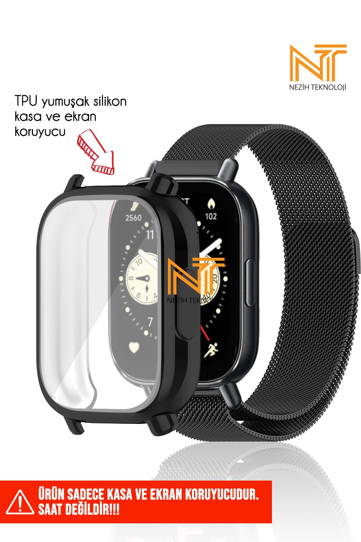 Nezih Case Redmi Watch 5 LiteUyumlu A+ Kalite...