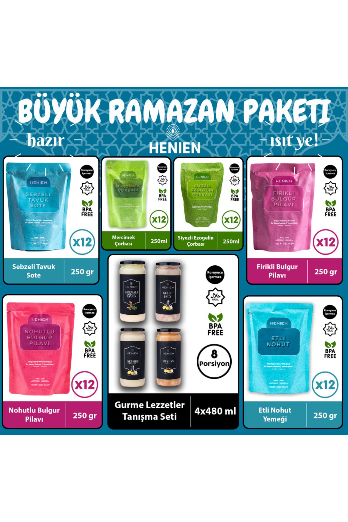 henien Büyük Ramazan Paketi +Gurme Serisi - H...