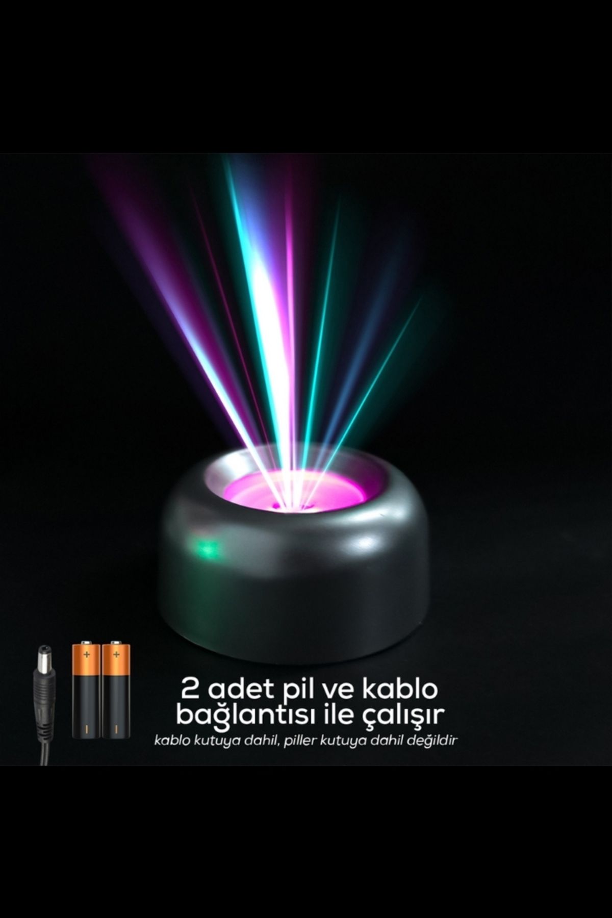 Küçük Prens Işıklı Kristal Cam Küre, Rgb Led Aydınlatmalı Dekoratif Küre Lamba