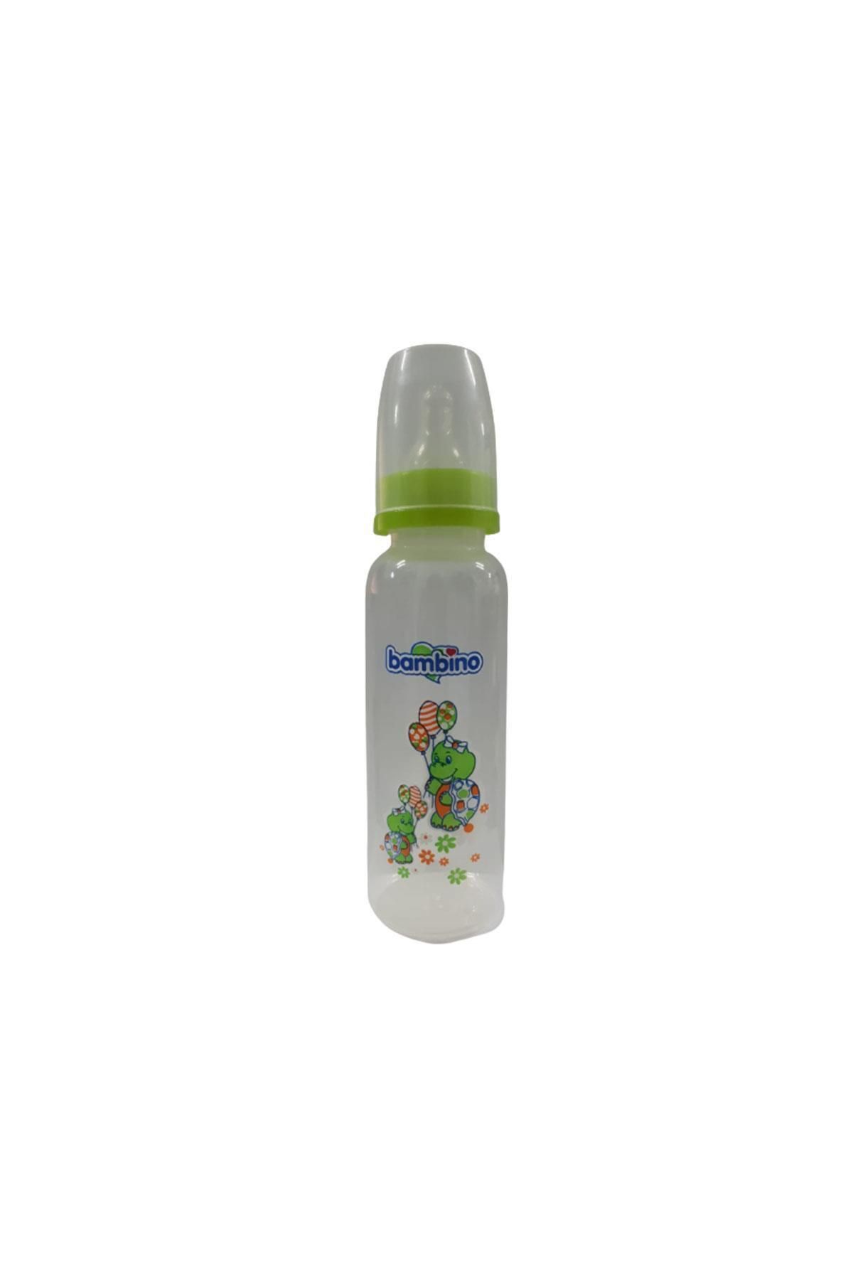 Bambino Bambiş Cam Biberon-Yeşil 225ml