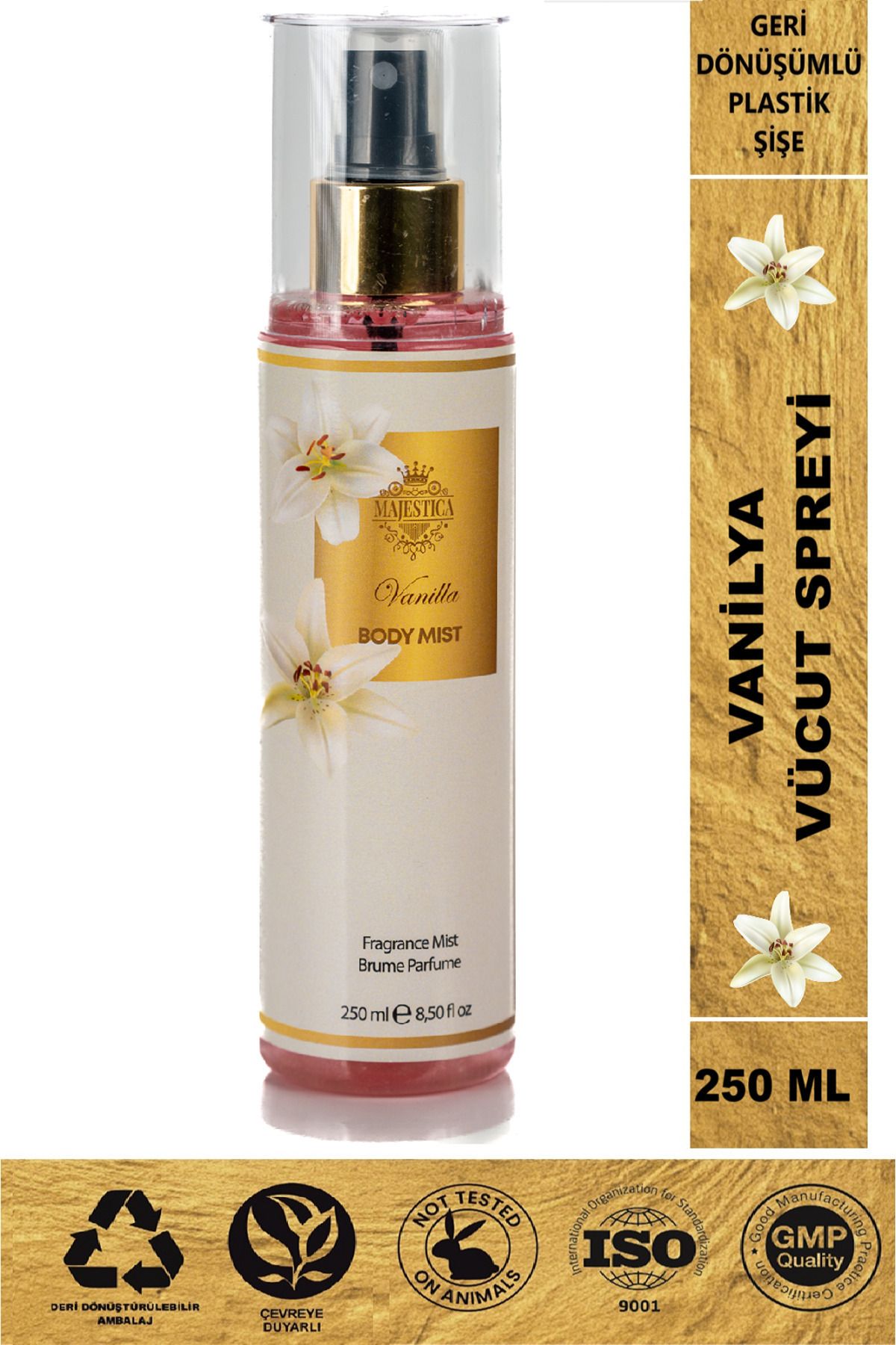 Majestica Vanilla VücutSpreyi 250 ml