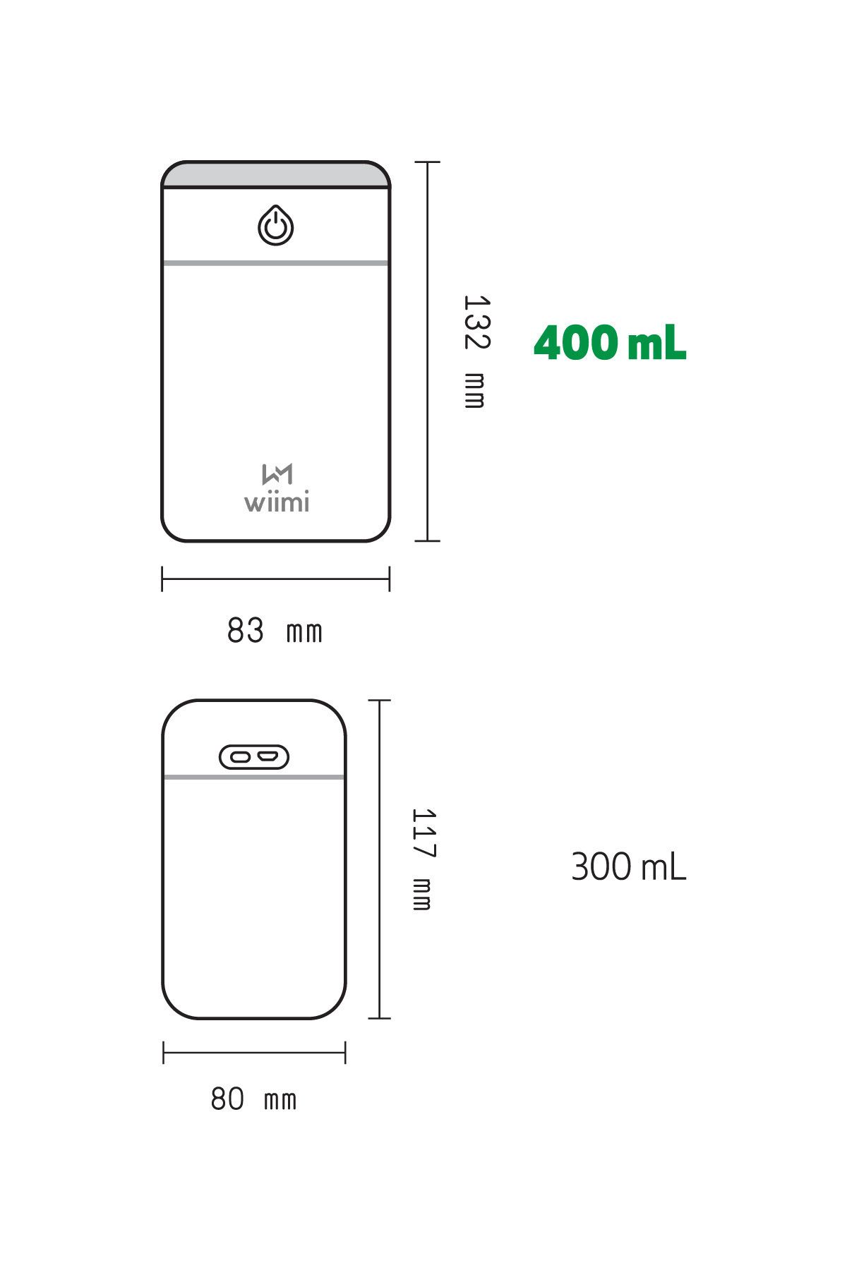 400 ml Ultrasonik Hava Nemlendirici Buhar Makinesi Ve Aroma Difüzörü H2o