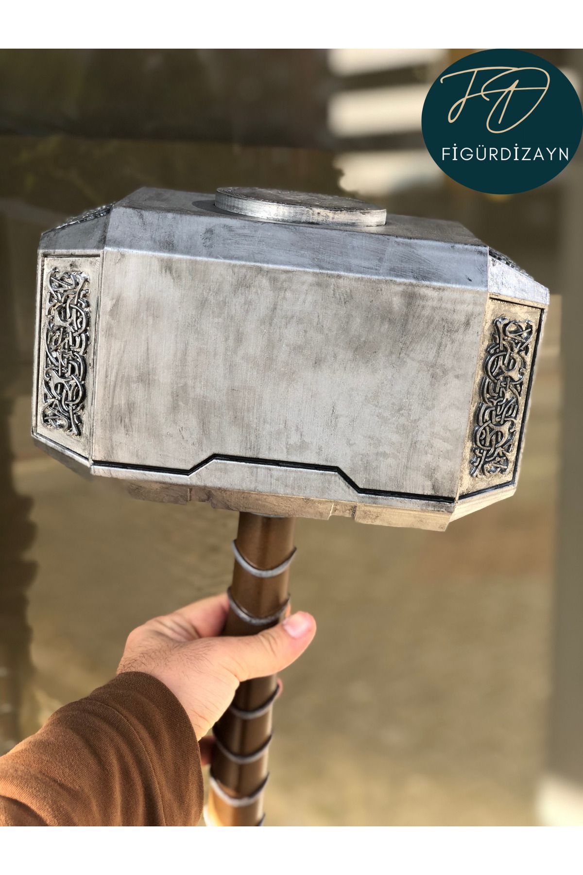 Thor Çekici Mjölnir - Thor Hammer 52CM