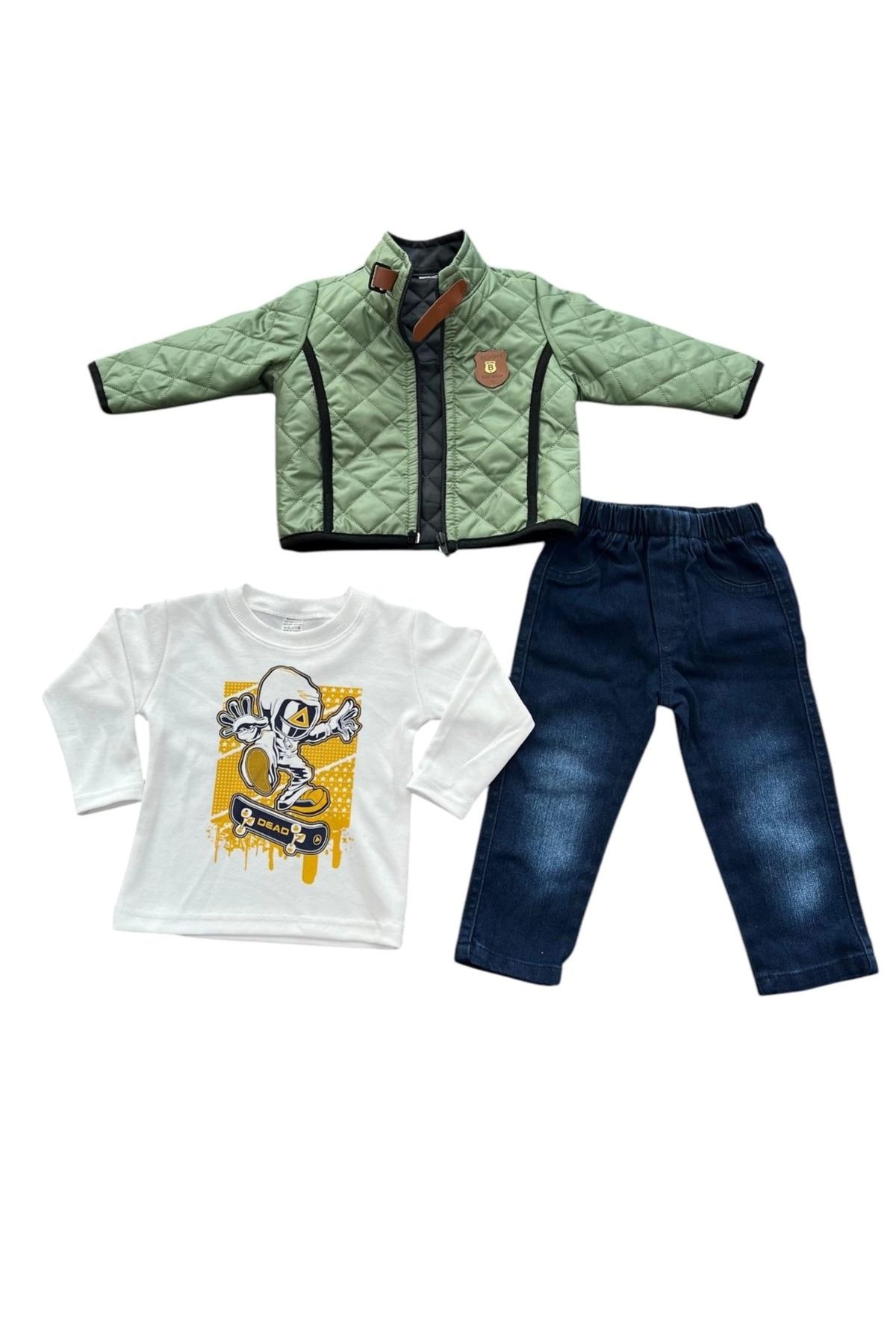 Hafez Kids KOT PANTOLONLUCEKETLİ VE BASKİLİ B...