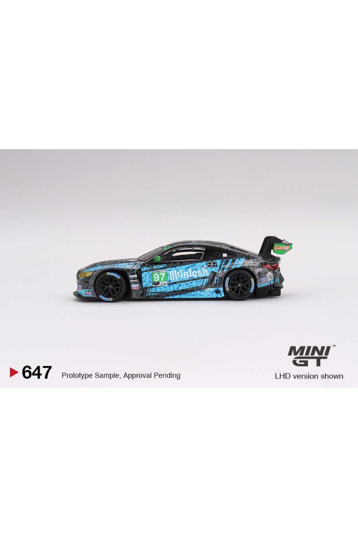 647 BMW M4 GT3 #97 2023 IMSA Laguna Seca GTD 2nd Place Turner Motorsport Model Araba