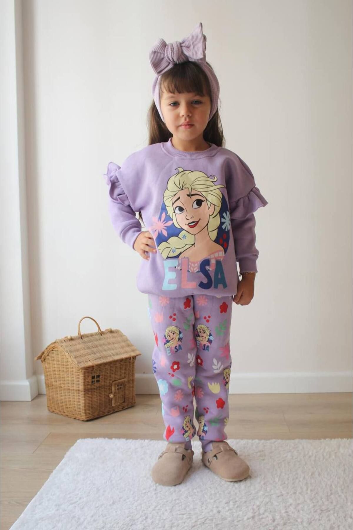 SACRO KİDS Elsa BaskılıEşofman-sweatshirt 3 I...