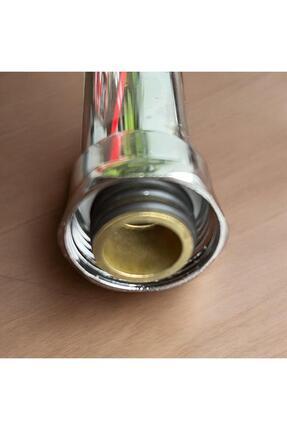 ANF LAVABO BATARYA BORUSU KISA (KUĞU BOYUN) 20 CM 2 Yıl KROM DAYANIKLI TR Standart Image 3