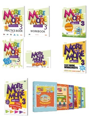 MORE & MORE 3. SINIF TAM SET (MORE AND MORE PRACTİCE TEST BOOK SPEAKY'S HAFTALIK FÖY HİKAYE Image 0