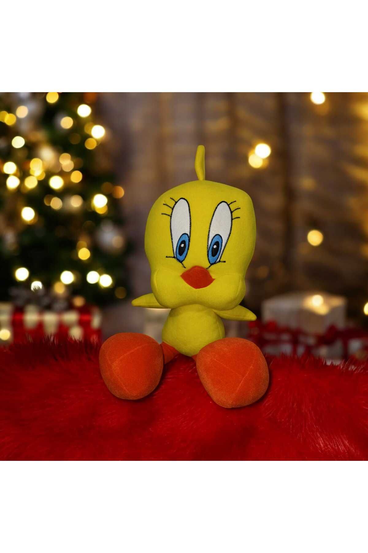 PELUŞ CİVCİV TWEETY OYUNCAK UYKU ARKADAŞI DOĞUMGÜNÜ YILBAŞI SEVGİLİLER GÜNÜ HEDİYESİ