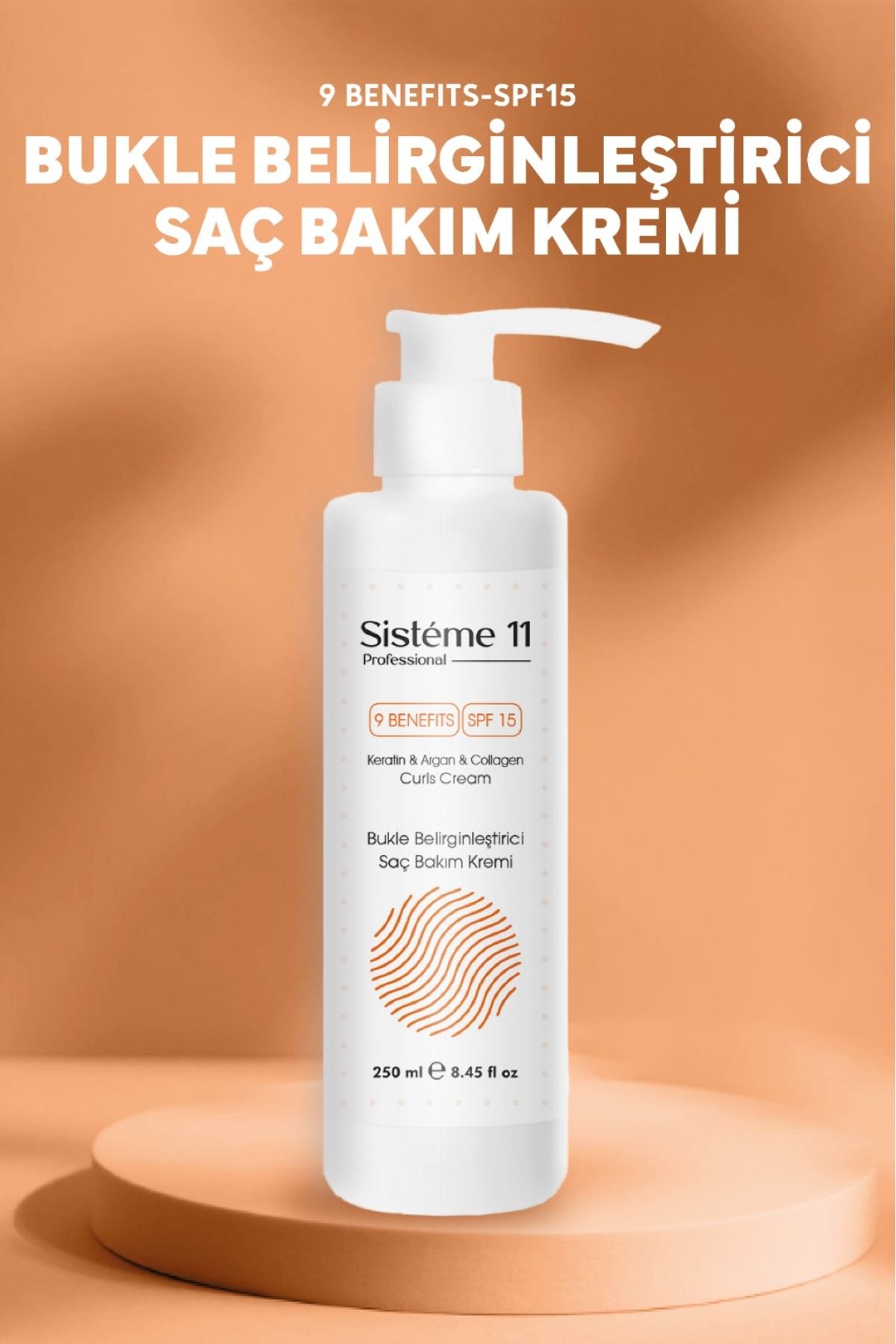 Bukle Belirginleştirici & Şekillendirici Kıvırcık Saçlara Özel Durulanmayan Saç Bakım Kremi 250 ml