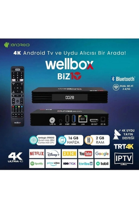 Biz10 4k Android Tv Box Uydu Alıcısı Image 0