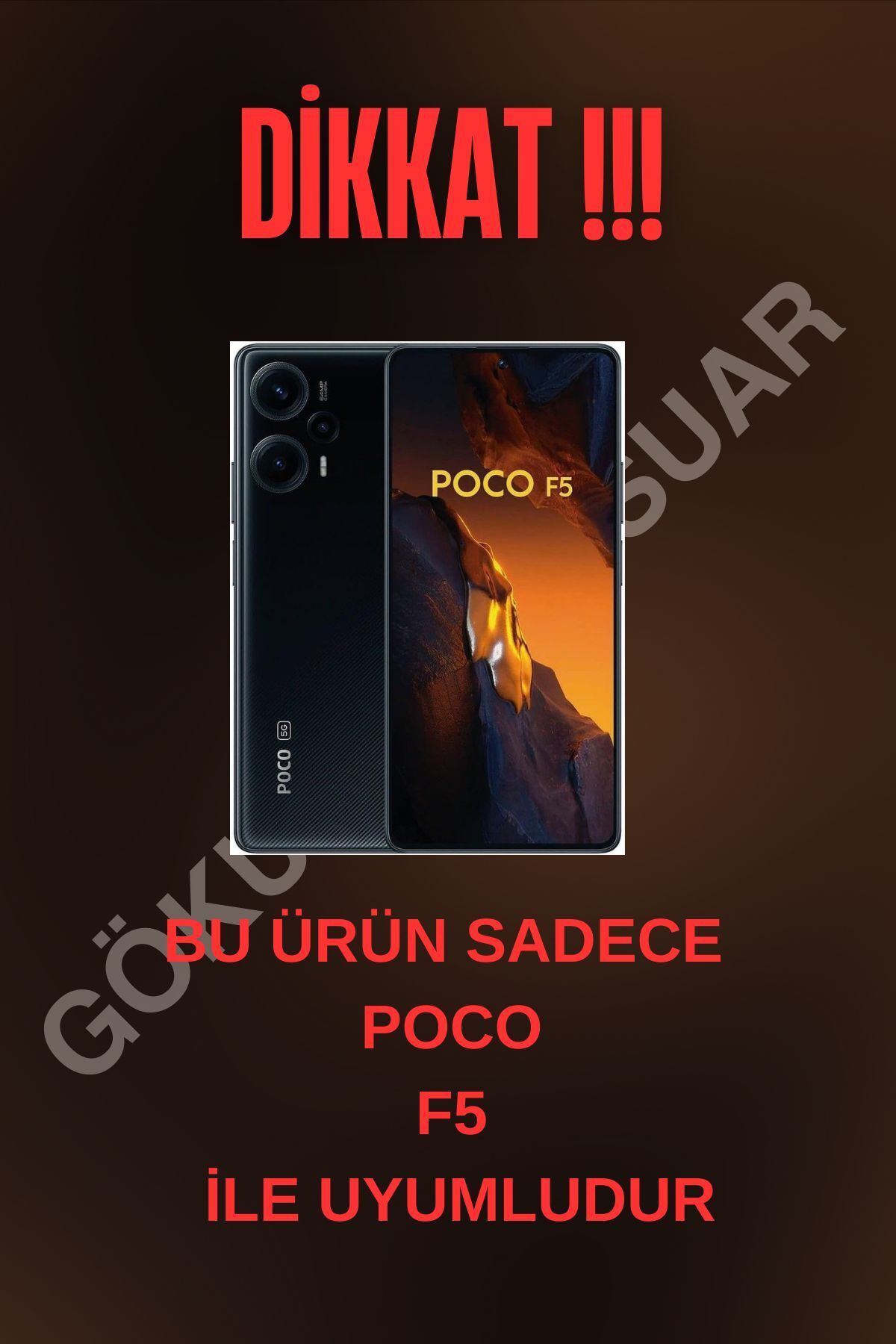 Poco F5 Uyumlu Telefon Kılıfı