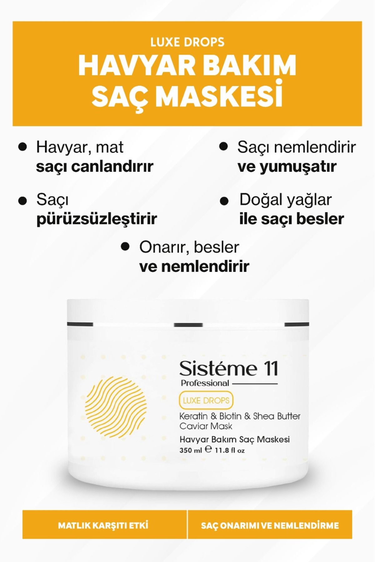 Sistéme 11 Sisteme 11 Havyarmaske	350 ml