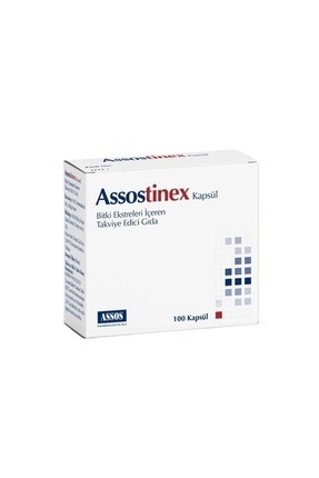 Assostinex Bitki Ekstreleri İçeren Takviye Edici Gıda 100 Kapsül Image 0