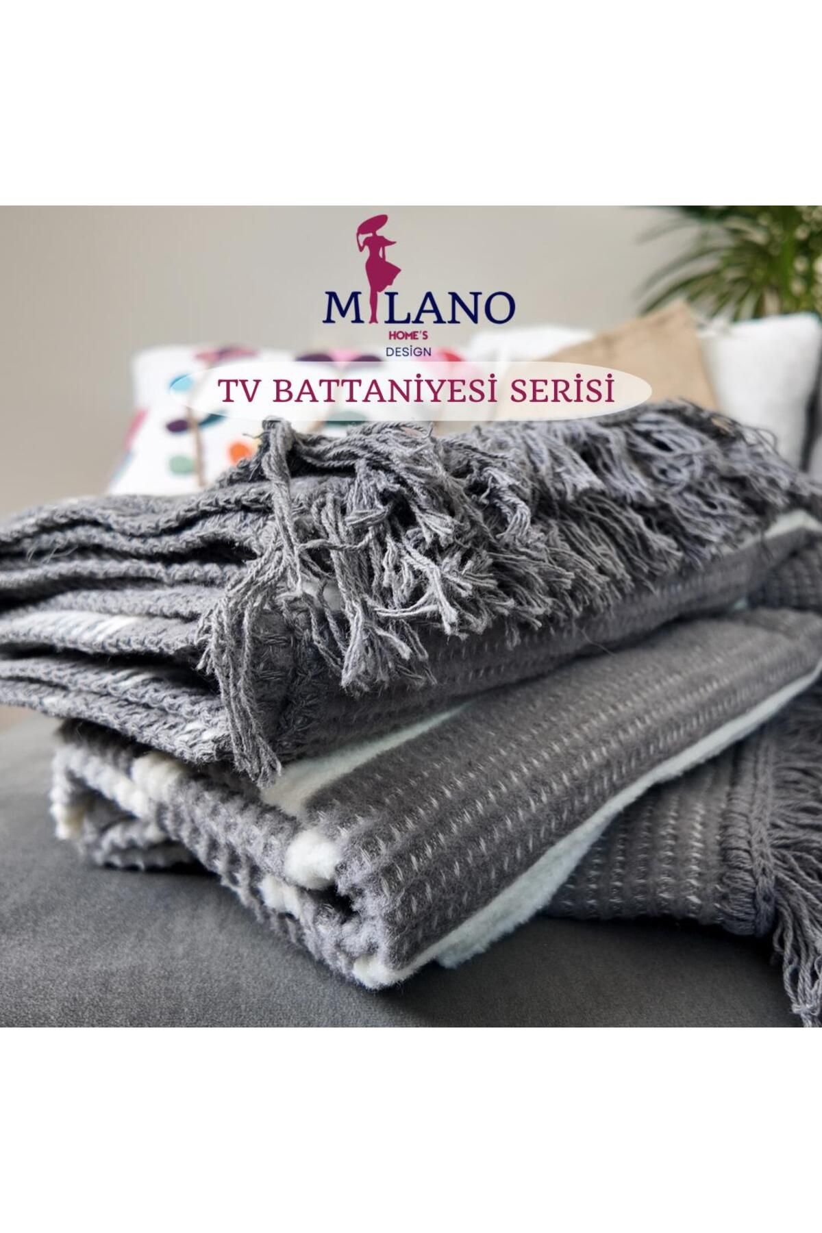 MİLANO HOMES TV BATTANİYE SERİSİ %100 PAMUKLU YUMUŞAK YAPILI