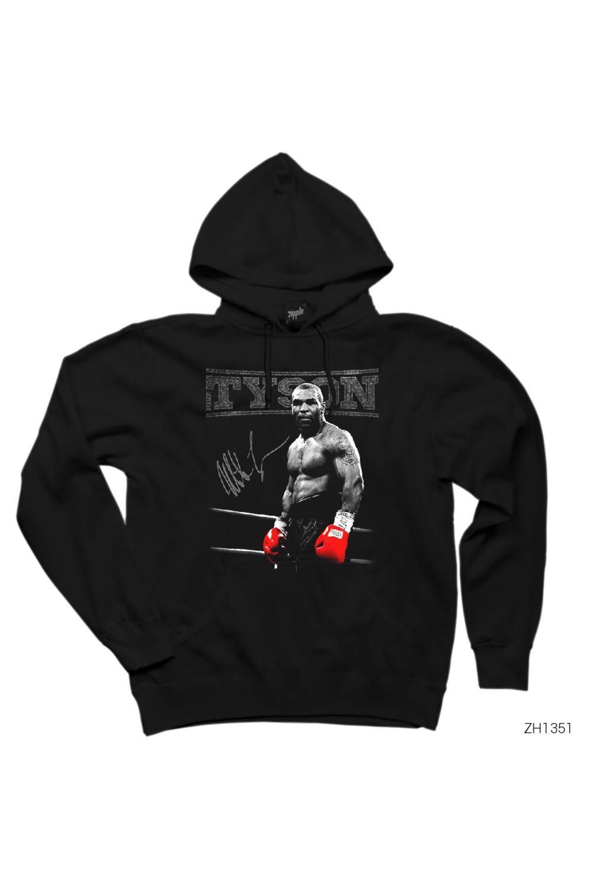 CrowsGate Mike Tyson SiyahKapşonlu Sweatshirt...