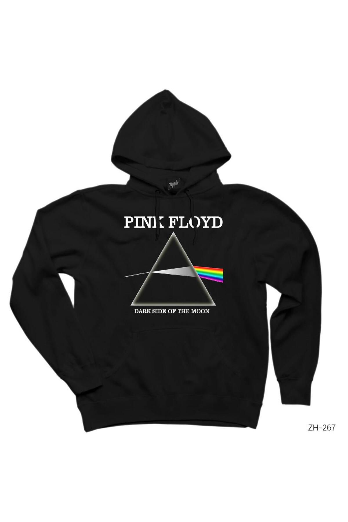 CrowsGate Pink Floyd DarkSide Siyah Kapşonlu...