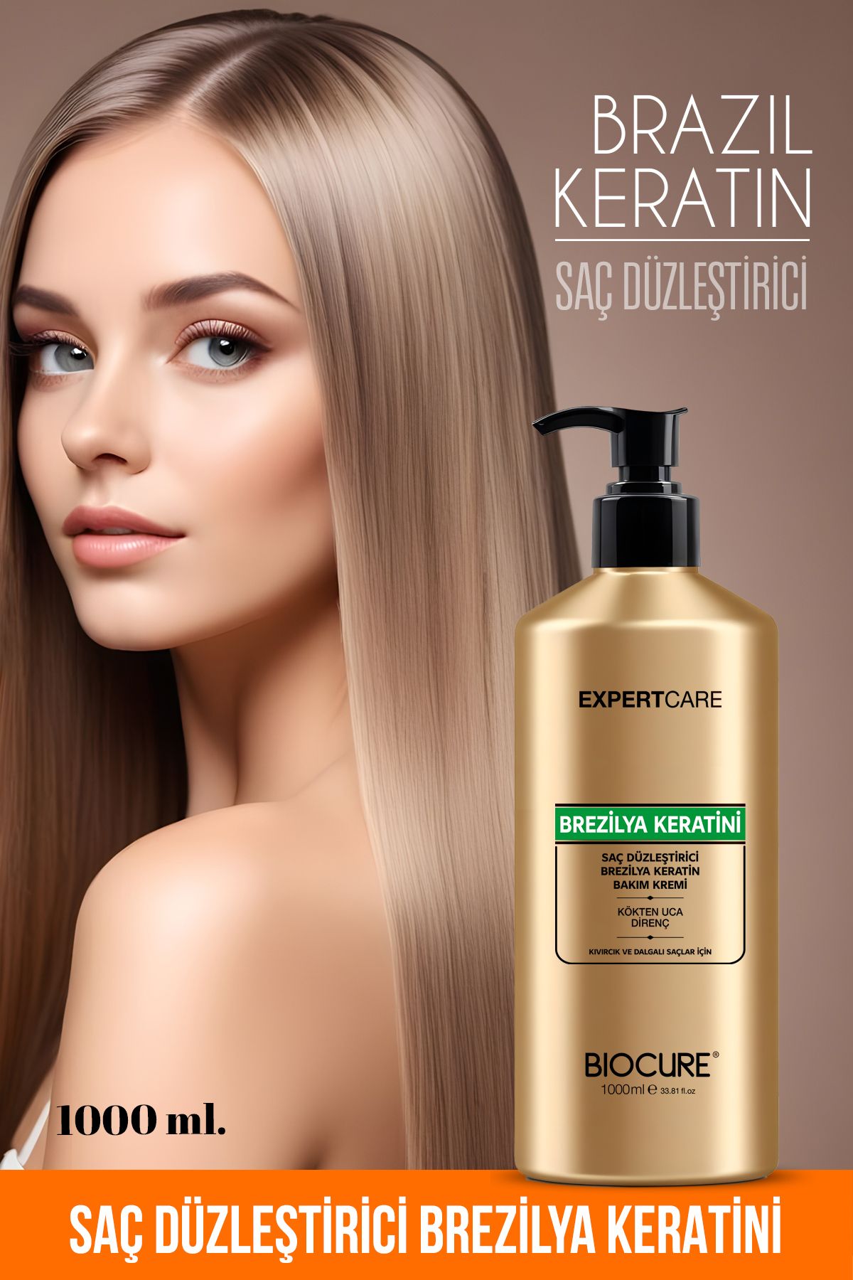 BiocureSaç DüzleştiriciKeratin Bakımı Evde Uy...