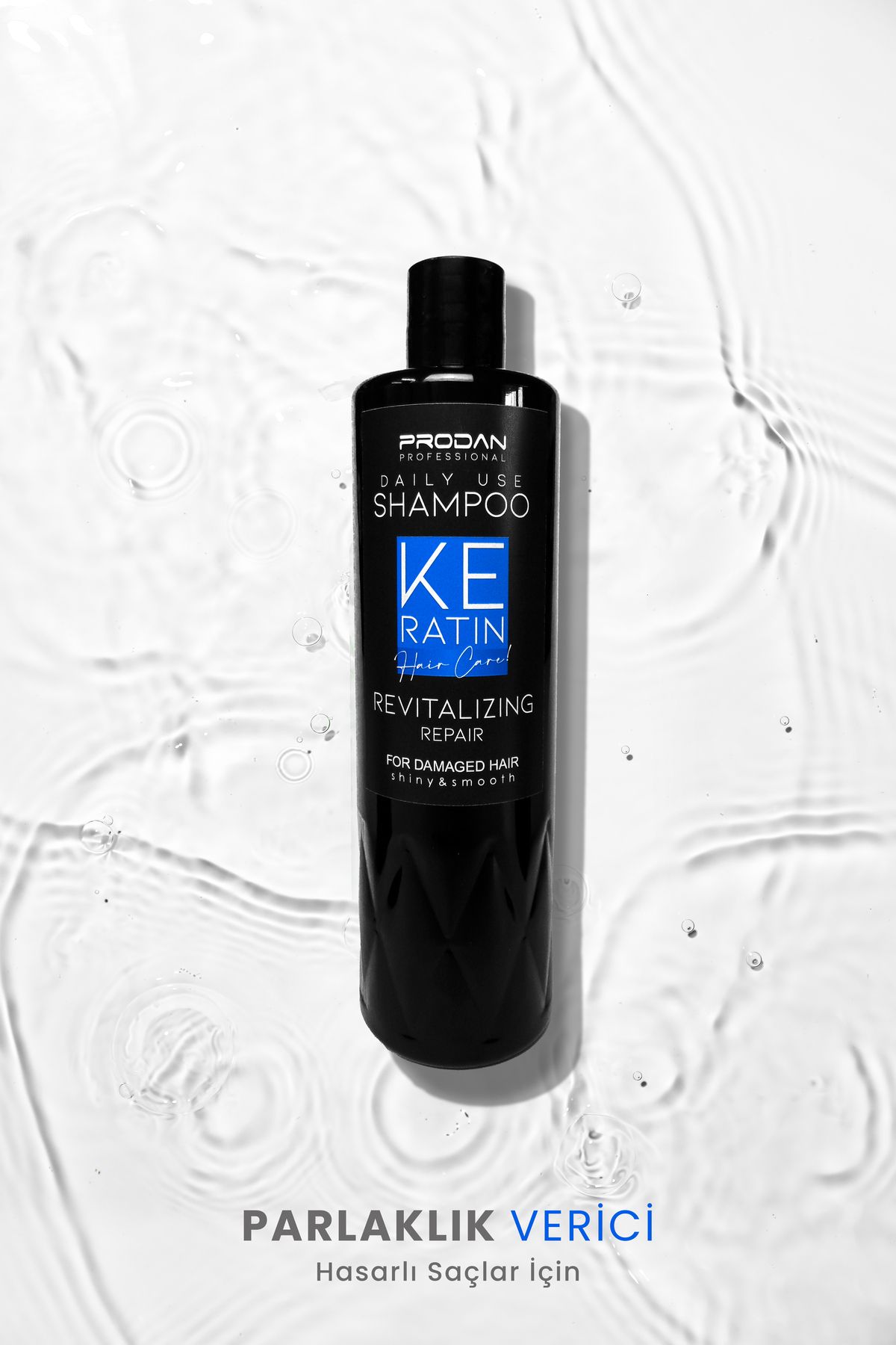 Keratin Saç Sütü & Şampuan | Parlaklık Verici 2'li Saç Bakım Seti - 400ml X2