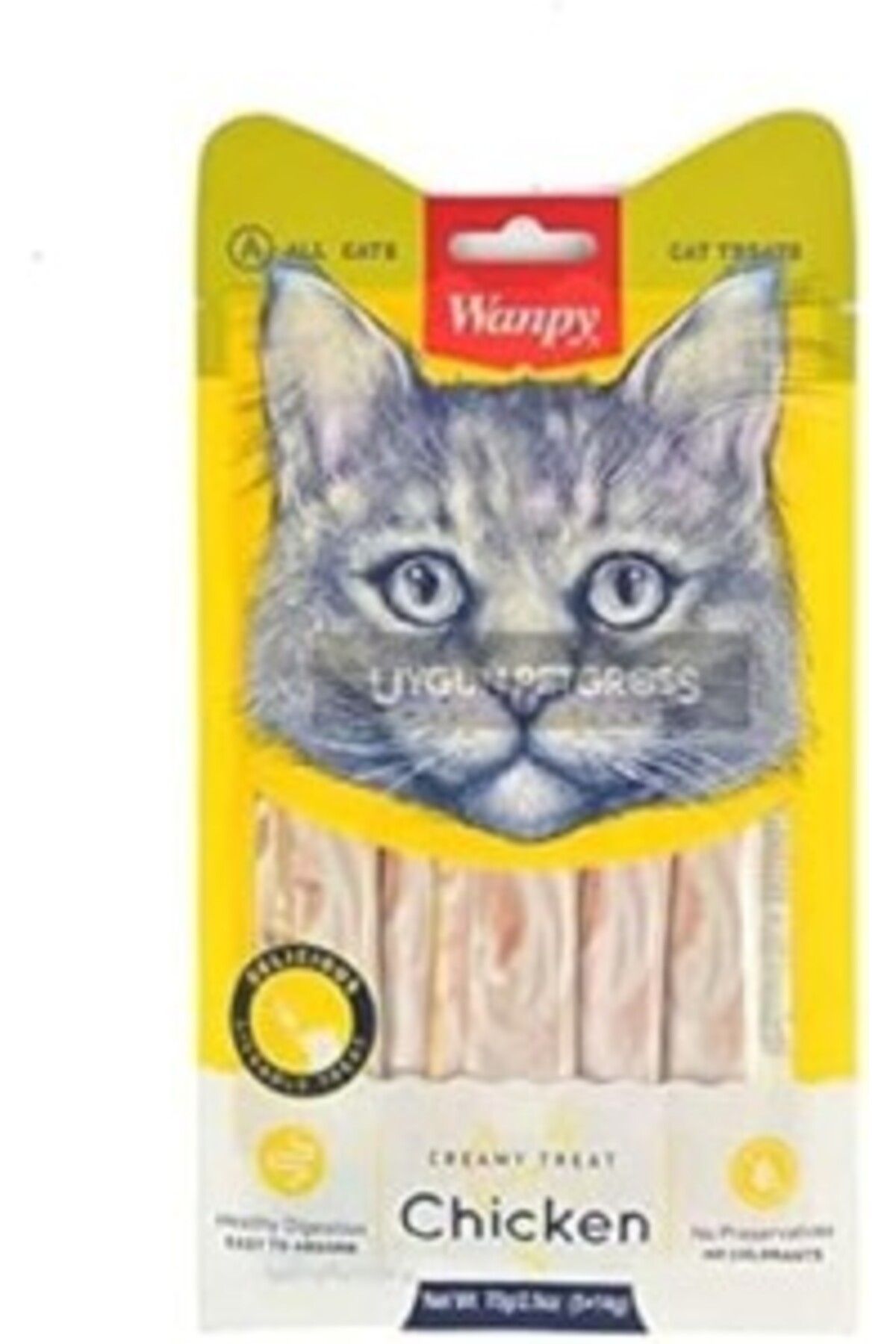 Wanpy Tavuklu Sıvı Kedi Ödülü5x14 gr