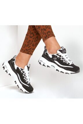 Spor Ayakkabılar Skechers D'Lites En Büyük Fan, Siyah, Kadın Image 5