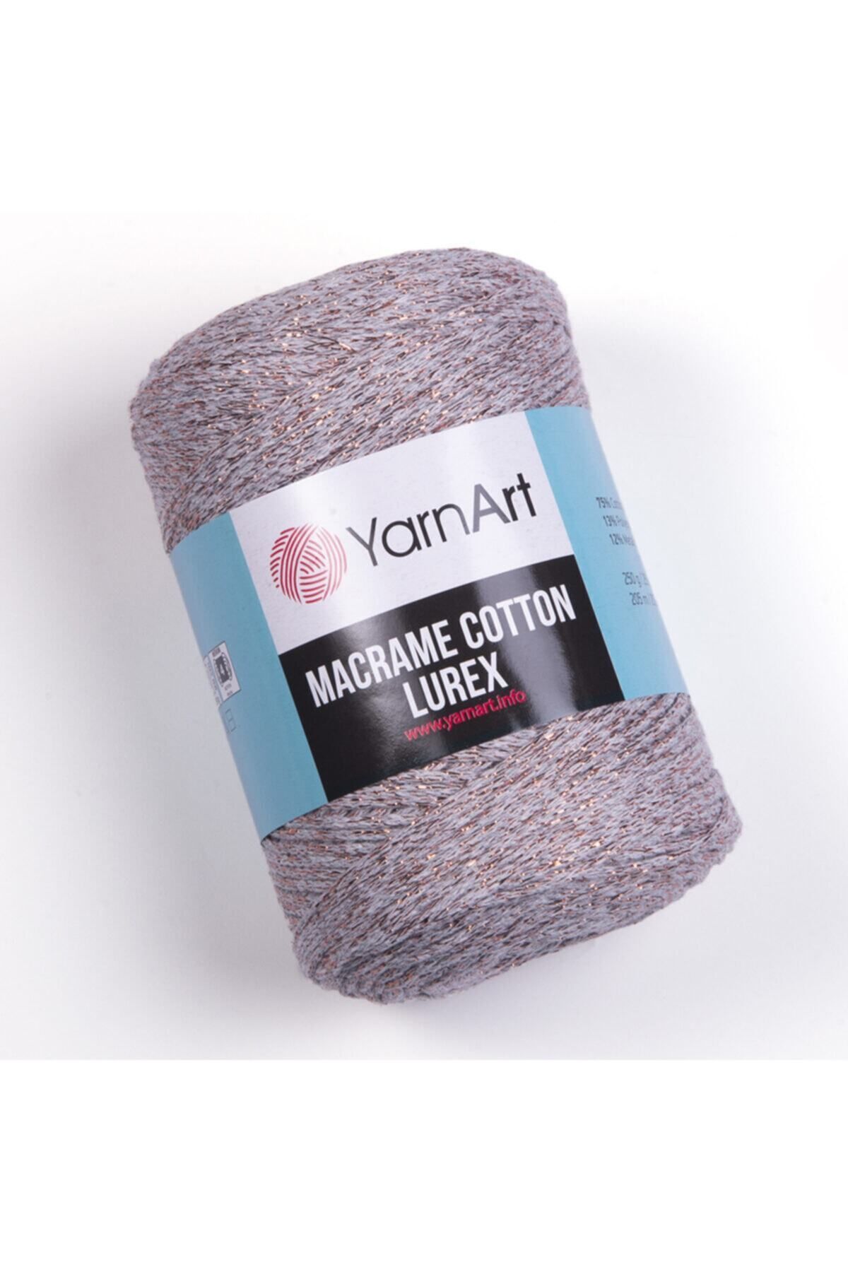 Yarnart Macrame Cotton Lurex- Simli Makrome E...