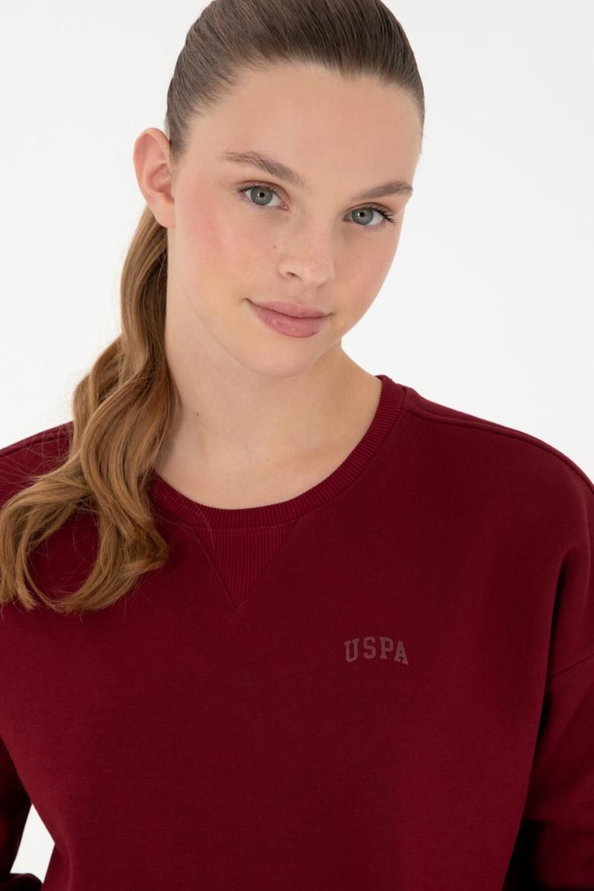 Oversize Bisiklet Yaka Sweatshirt