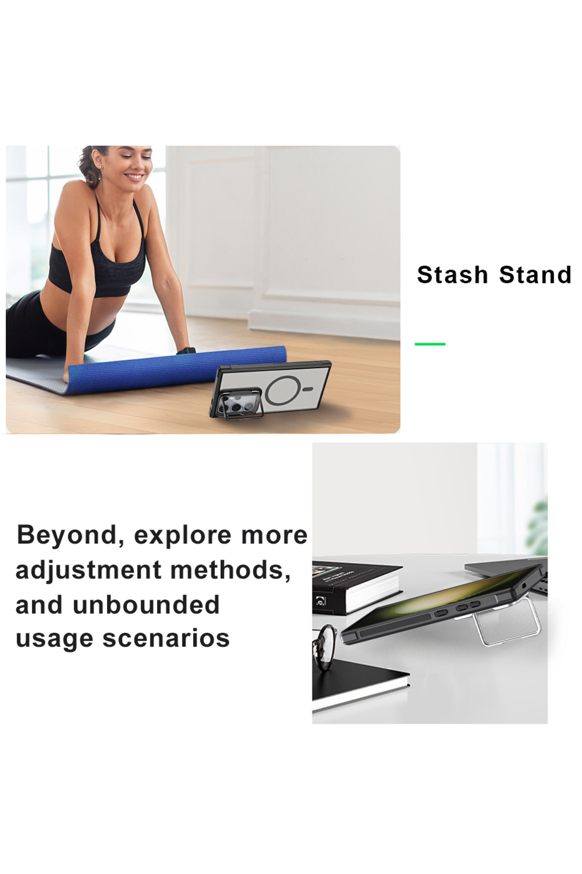 سامسونگ S23 Ultra Magsafe ، با ایستاده و دوربین محافظت شده از تلفن مات محافظت می شود