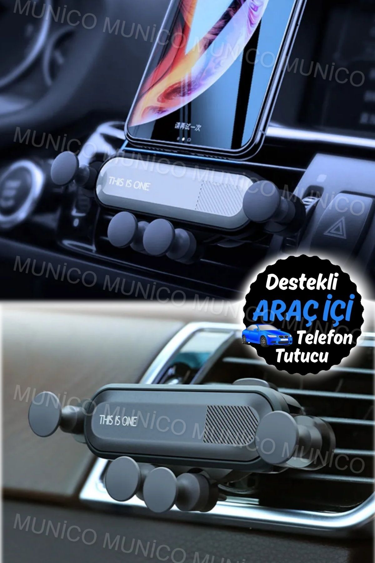 Akrobat Düşmez Indüksiyon Telefon Braketi Audi Audi Bmw Clio Ford Araç Telefon Tutacağı Araba