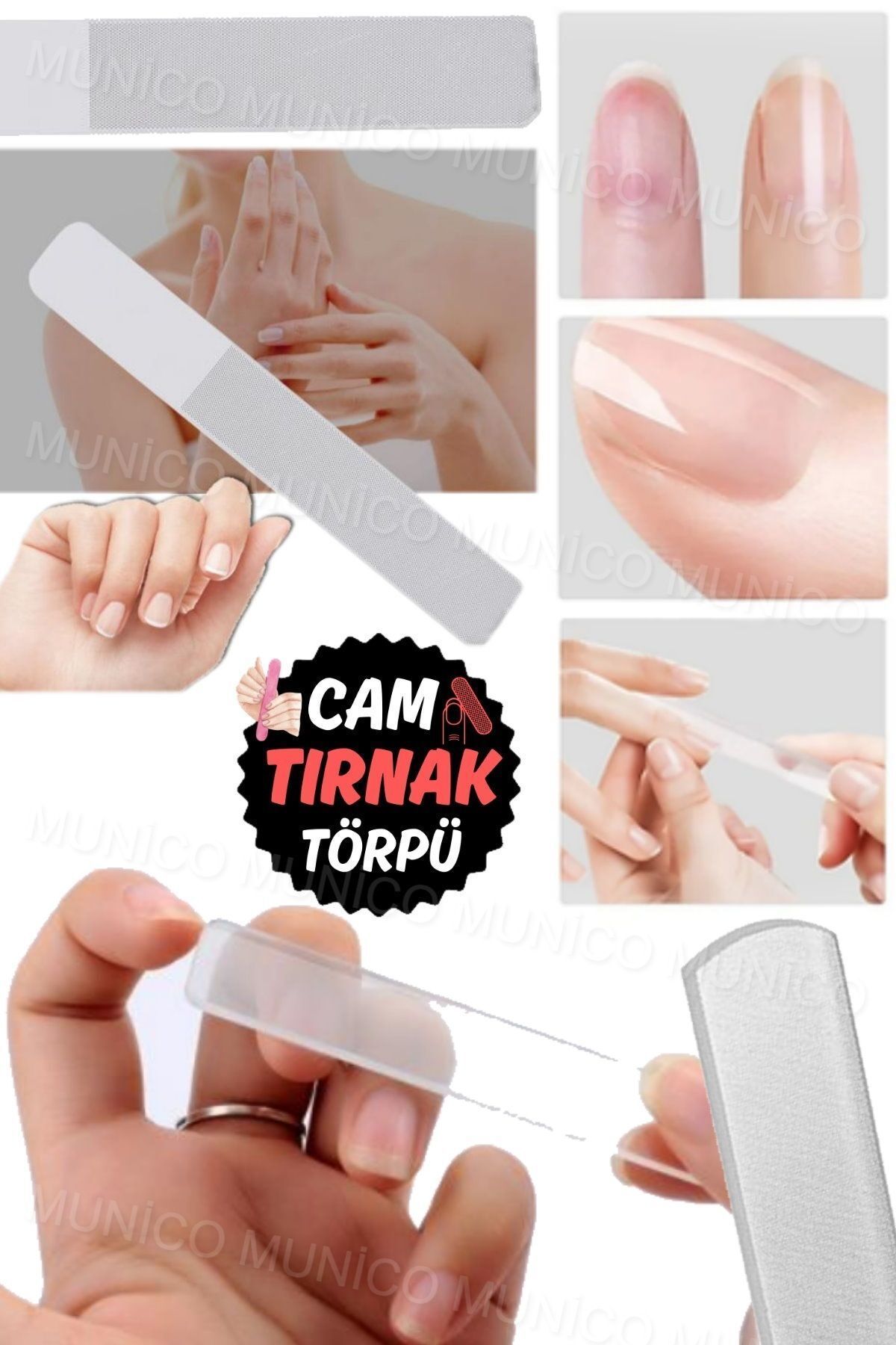 Mucuks Profesyonel ManikürAraçları Nano Cam T...