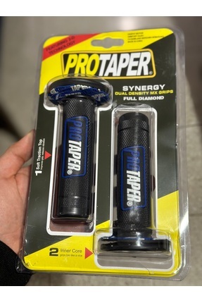 PROTAPER MOTOSİKLET MODİFİYE ELCİK HER MOTORA UYUMLU UNİVERSAL SİYAH MAVİ Image 0