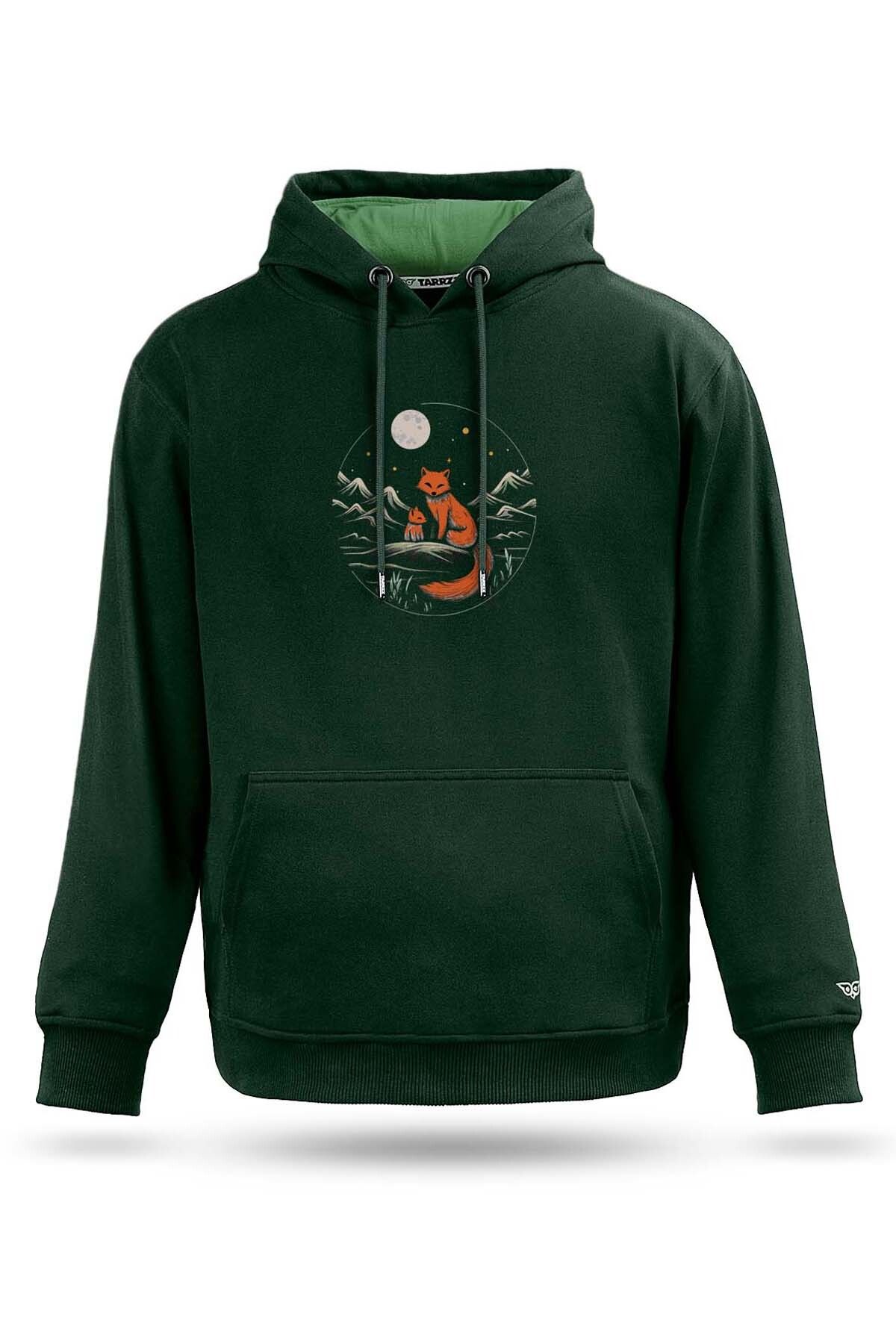 Tarrzzcom Fox TasarımKapşonlu Sweatshirt