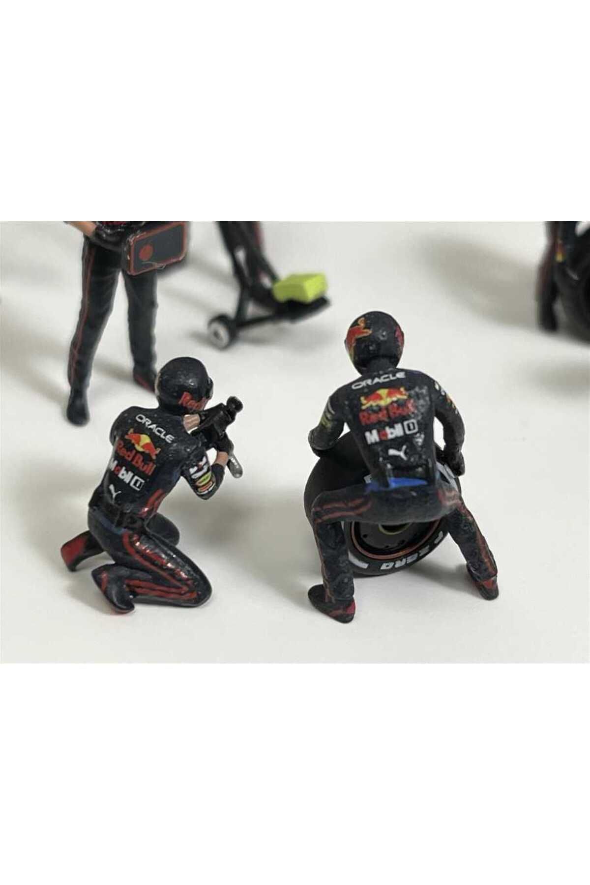 Seriredbull racing rb18 1 max verstappen pit crew set mgds0007