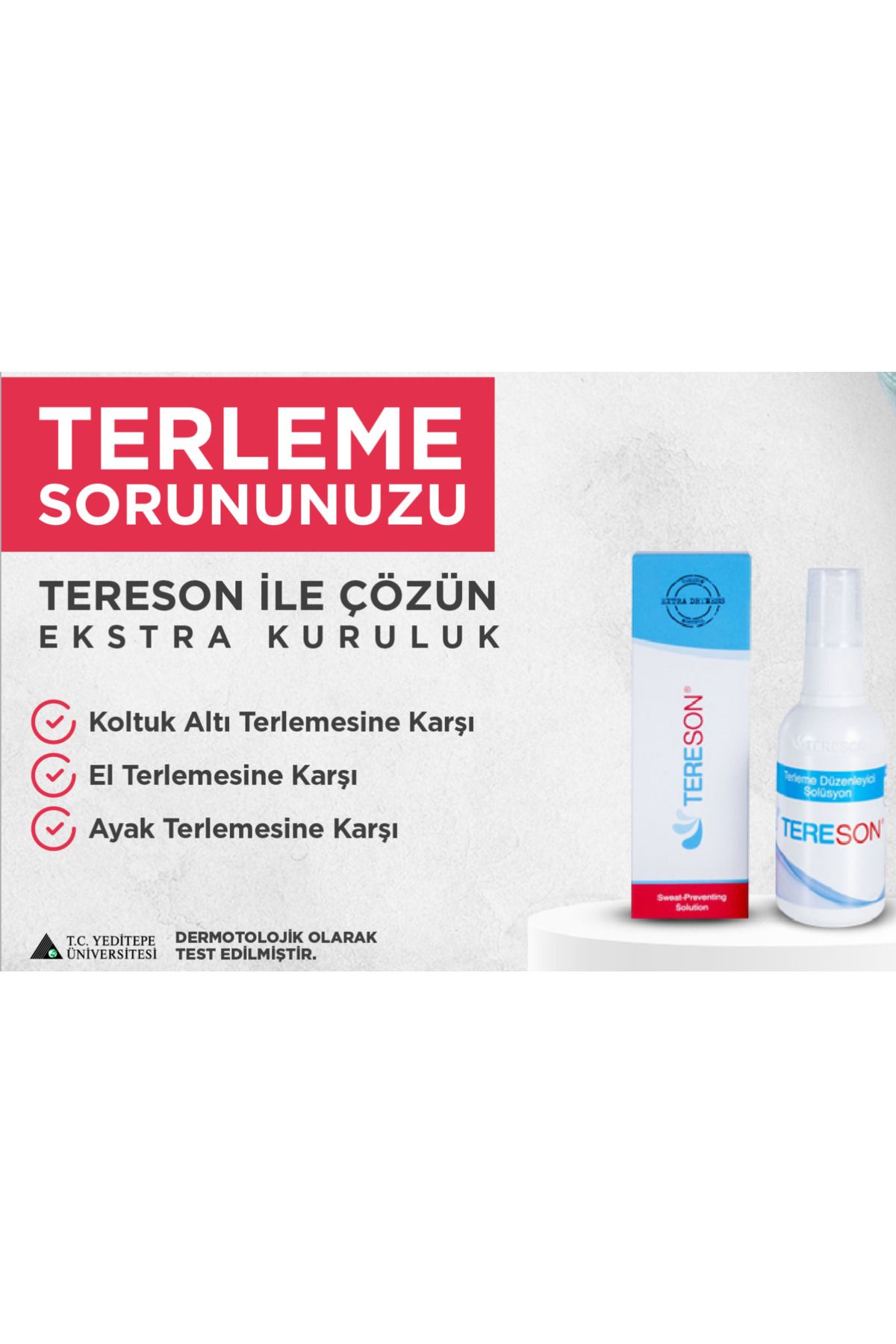 Terleme Önleyici Sprey 50 Ml + Tereson Good Girl Edp Kadın Parfüm 40 ml