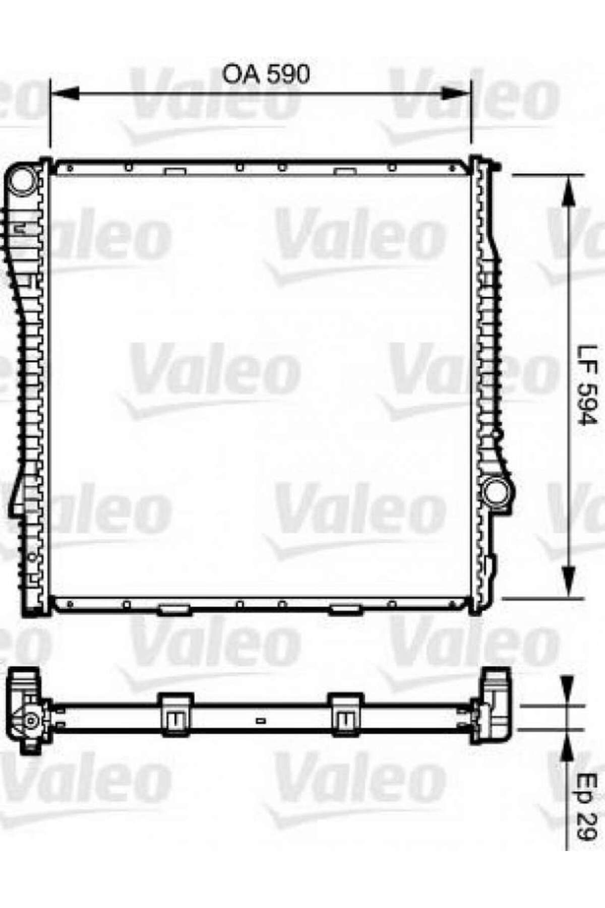 Valeo MOTOR SU RADYATORU BMWM57N E53 550134