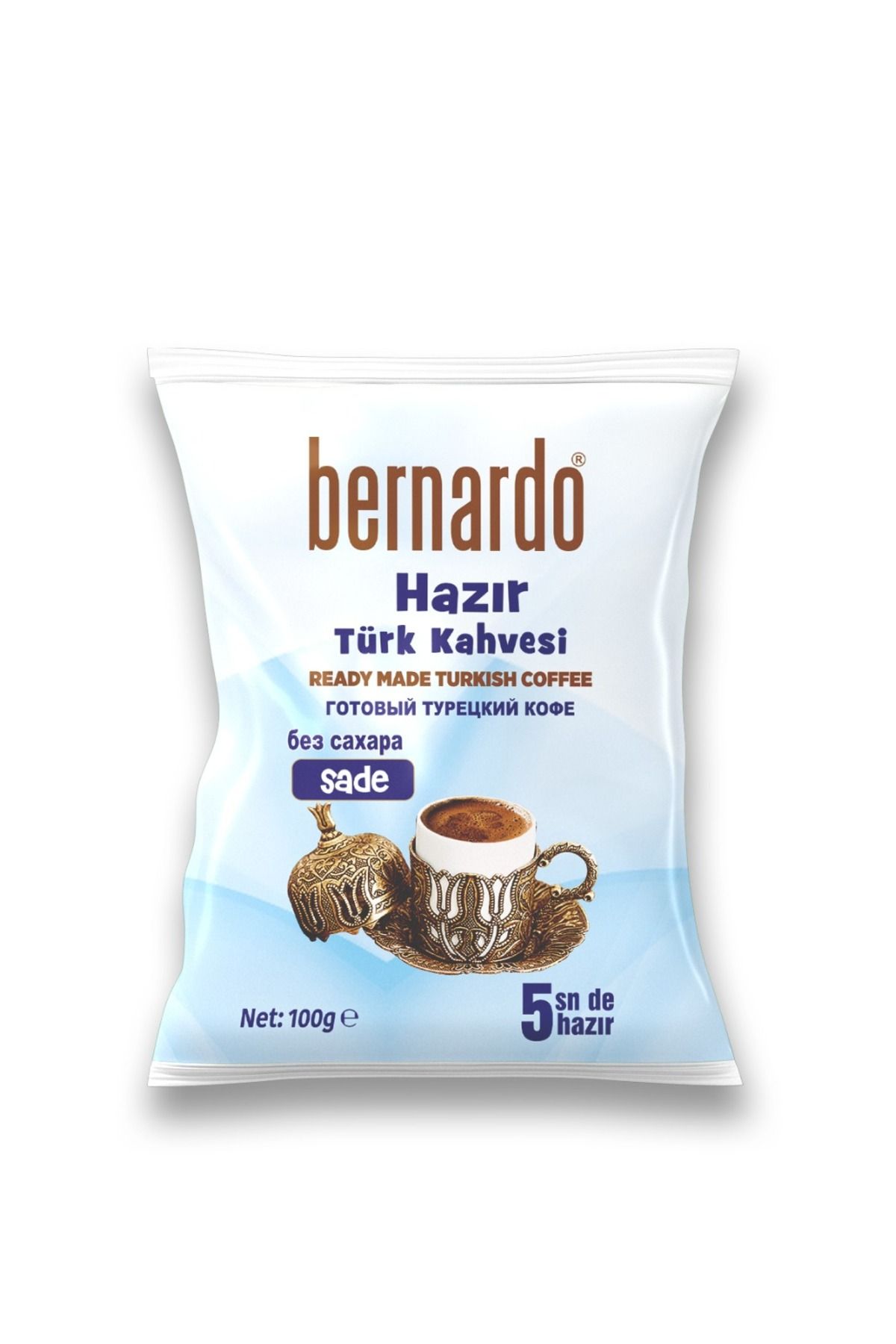 Bernardo Hazır Türk KahvesiSade 100g