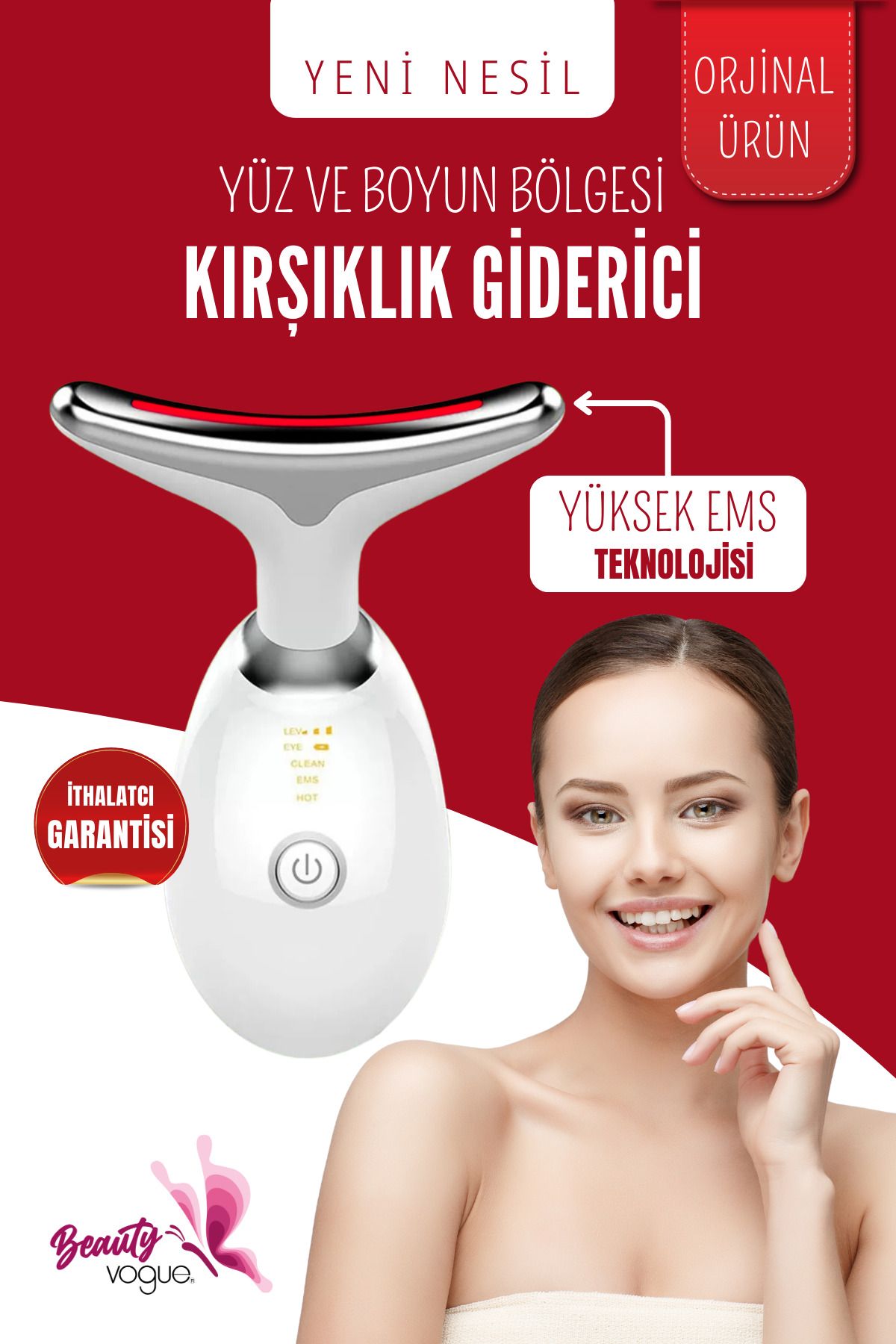 Beauty Vogue Yüz Ve Boyun EmsGüzellik Cihazı...