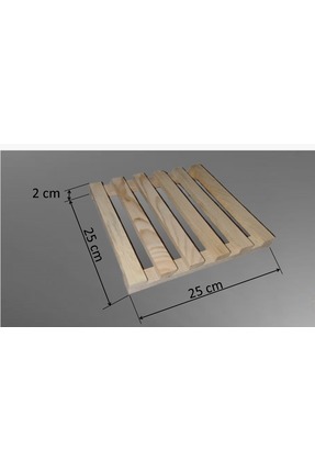 Ahşap Nihale Saksı Altlıkları Airfry Çaydanlık Altı Izgara Tekli 25x25x2 Image 0