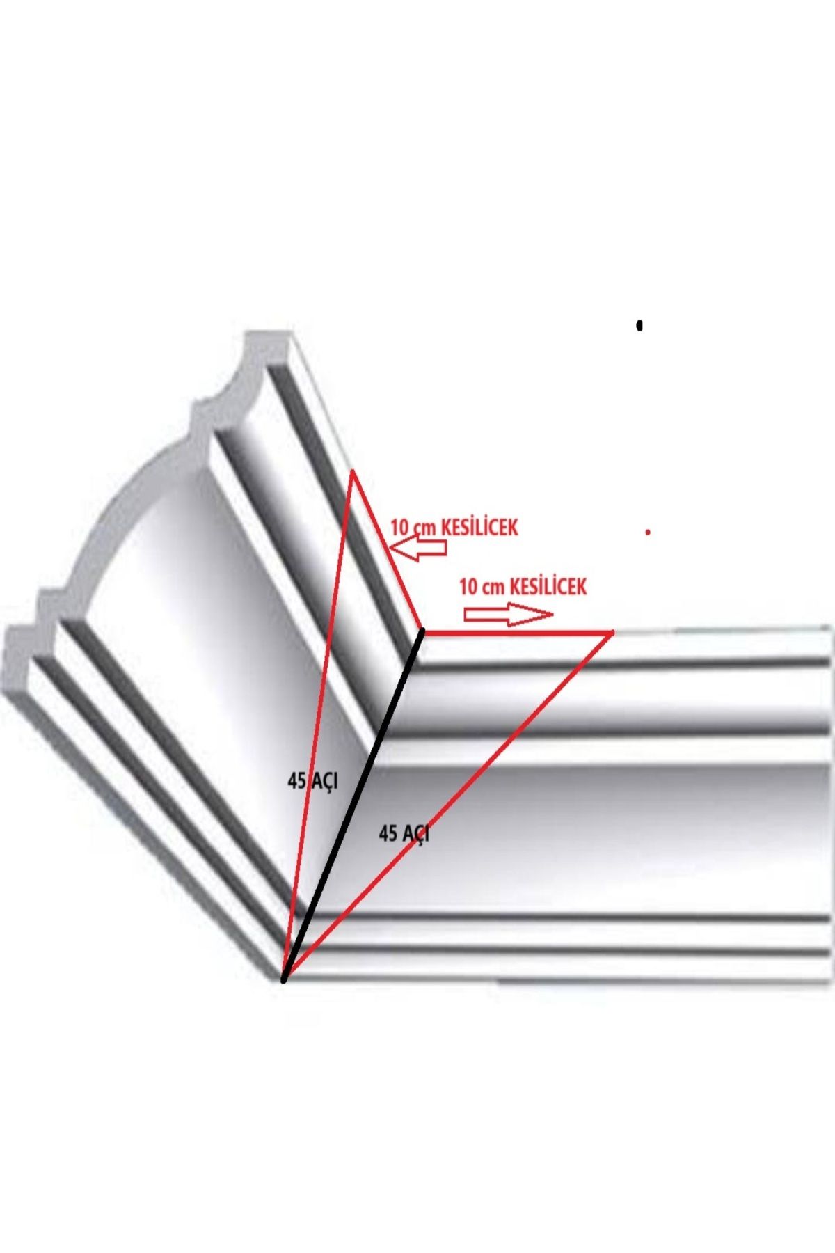 Stropiyer (Kartonpiyer)10X10 Basar 5 Adet 10 Metre