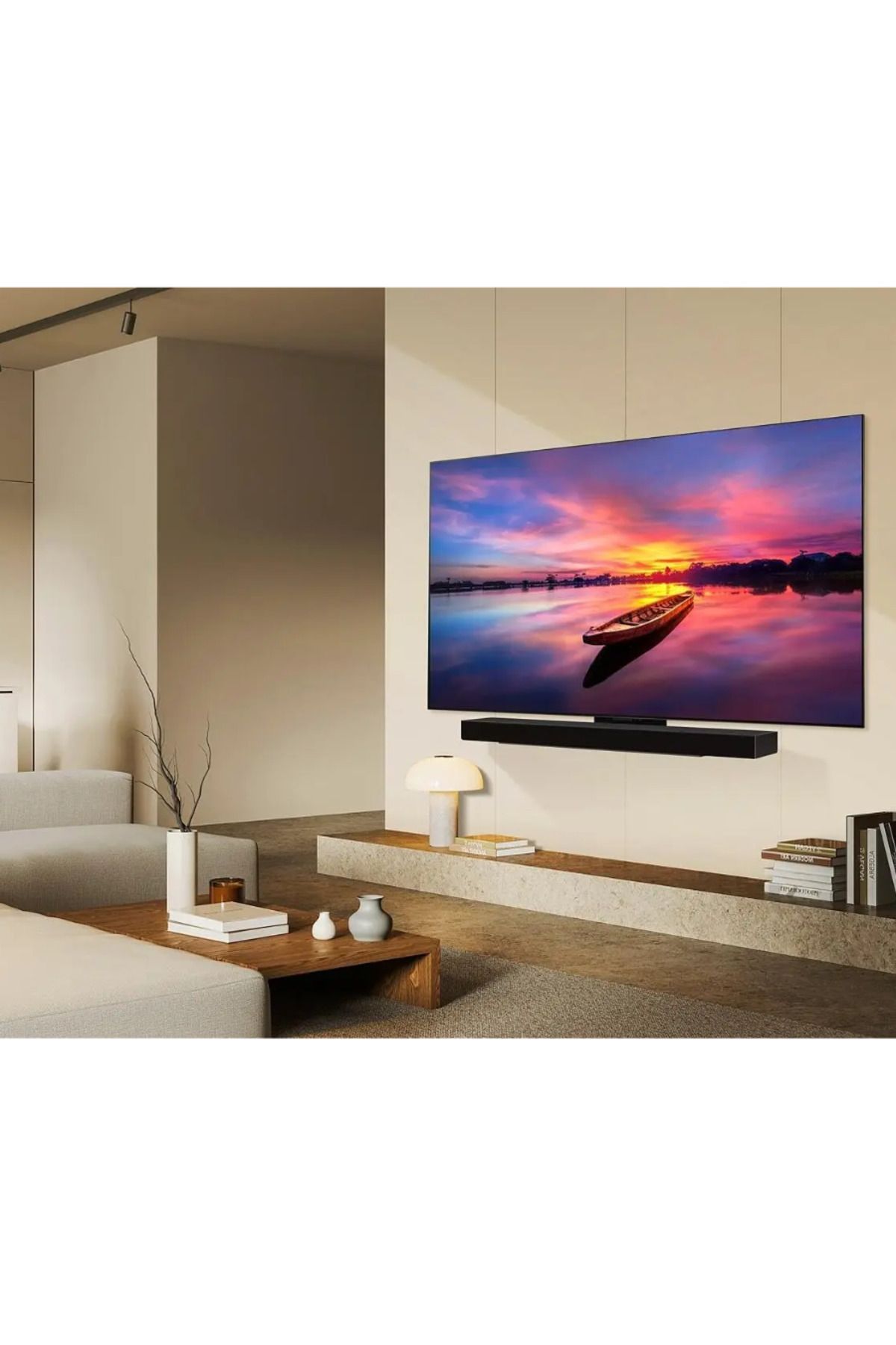 Oled Ultra Görüntü 165 Ekran 4k Smart Aı Sihirli Kumanda Duvar Askı Bizden Hediye